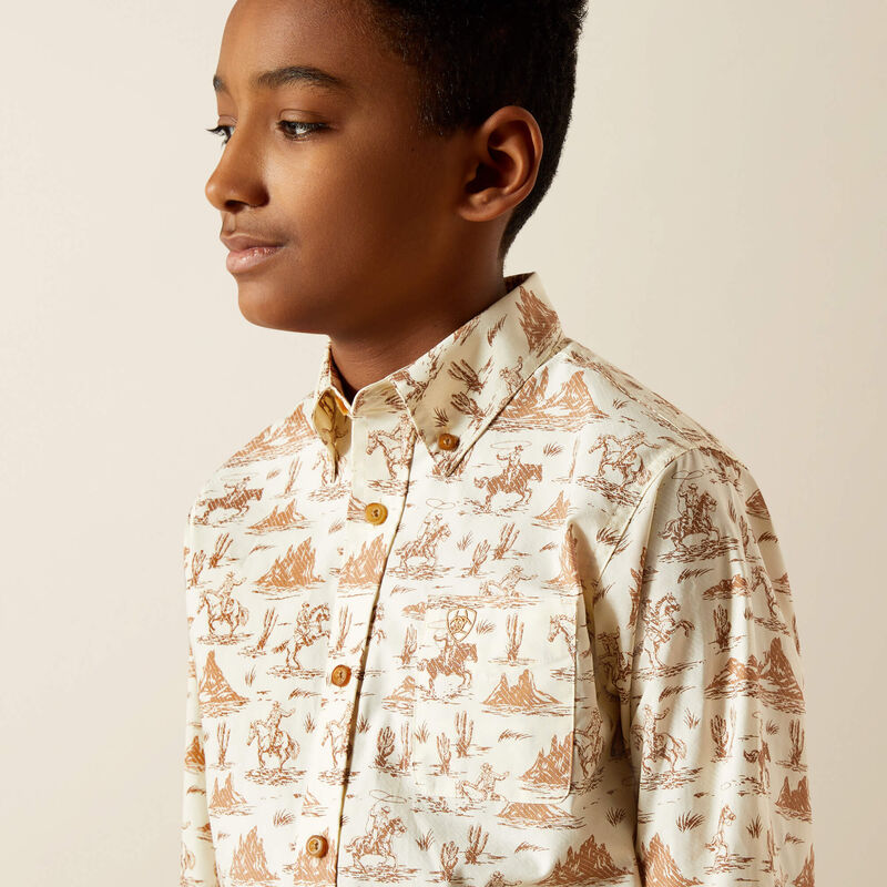 Ariat Boys Saint Cream Shirt