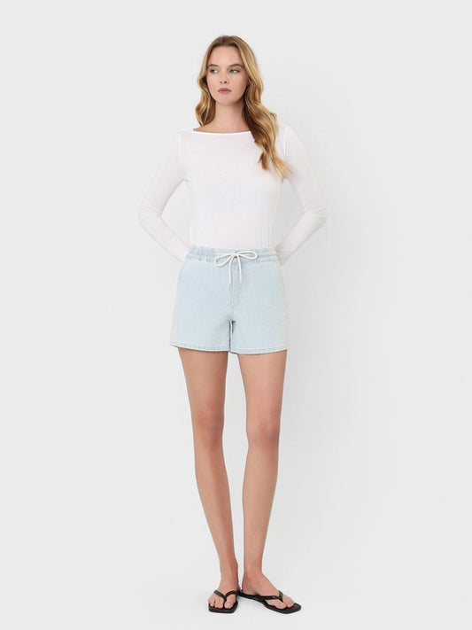 Vervet Drawstring Stripe Shorts
