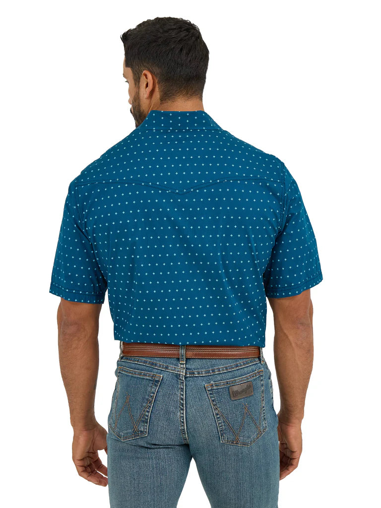 Wrangler Turquoise Pearl Snap Shirt