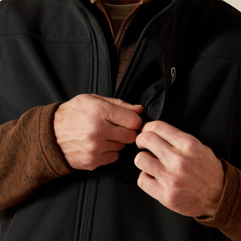 Ariat Black Vernon Softshell Vest
