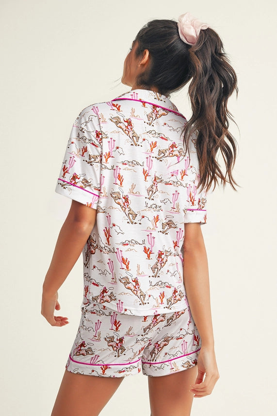 LDC Western Printed Two Pc PJ Set