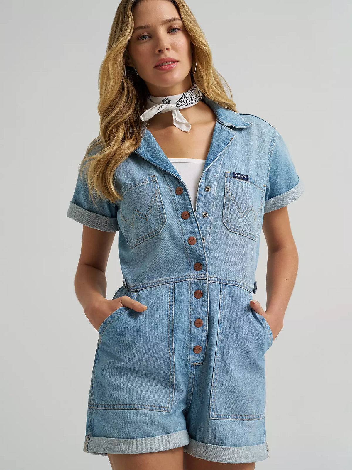 Wrangler Denim Romper - Petticoat Junction