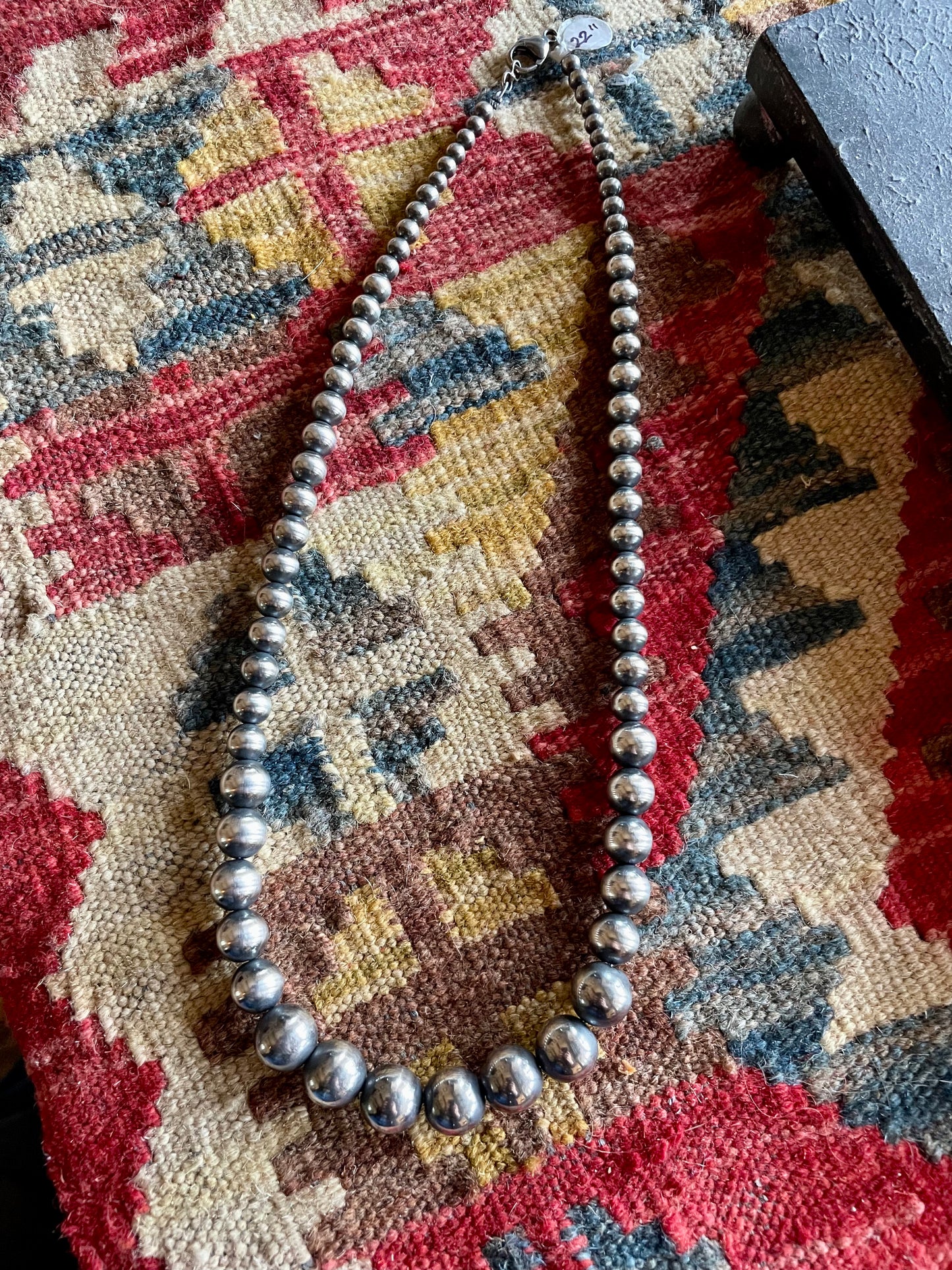 22" Graduated Navajo Pearl Necklace