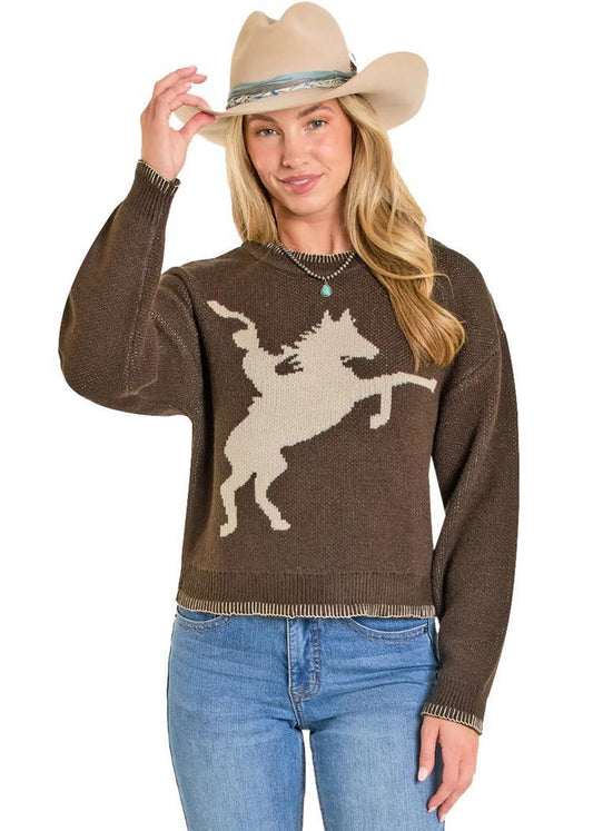 Rock&Roll Horse Rider Sweater