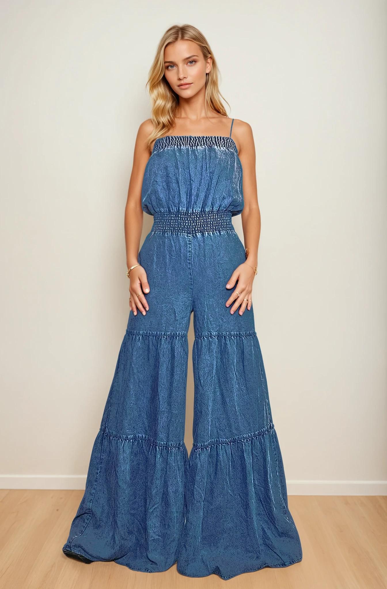 WL Dark Denim Jumpsuit