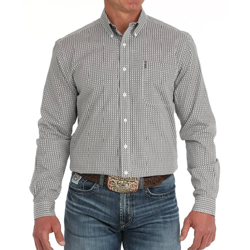 Cinch Black Geo Modern Fit Shirt