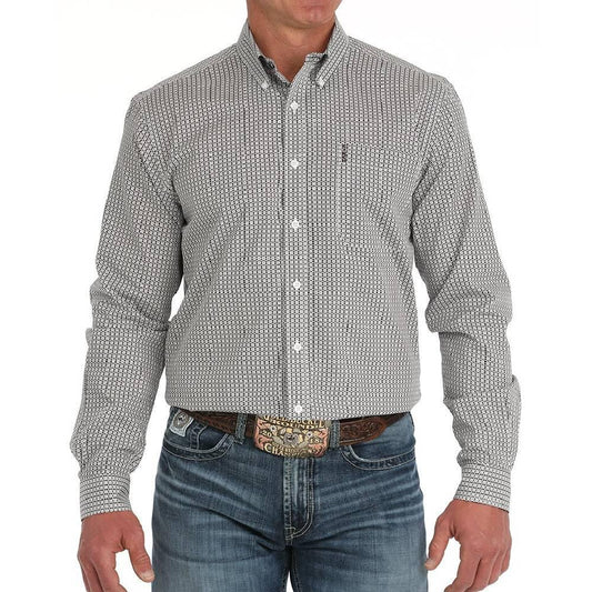 Cinch Black Geo Modern Fit Shirt