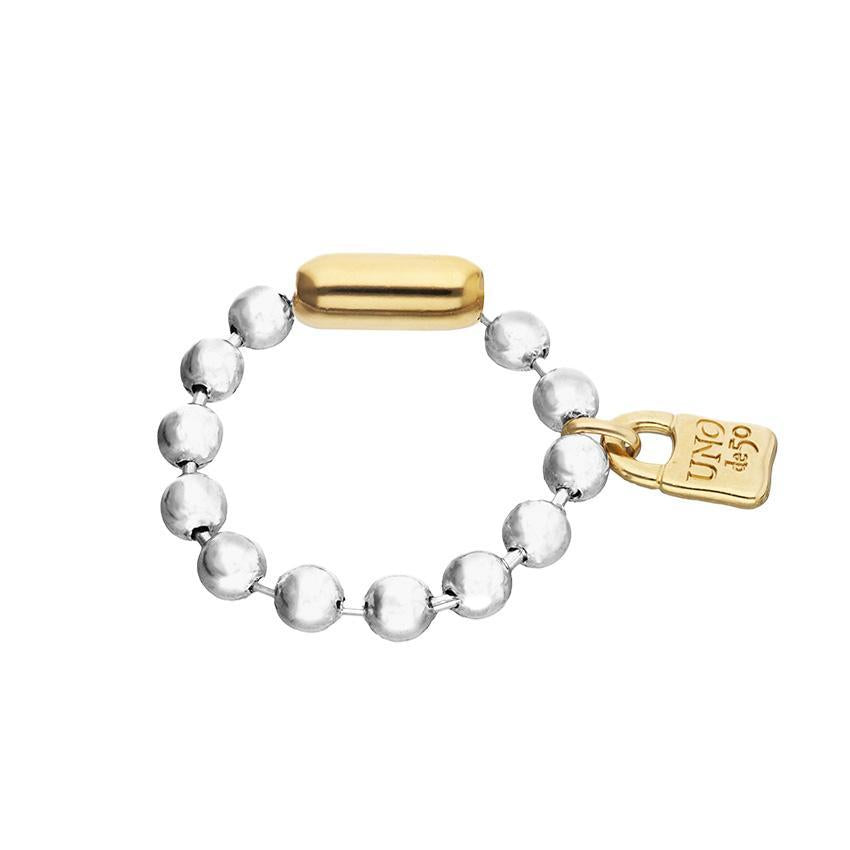 Unode50 Beat Gold/Silver Bracelet