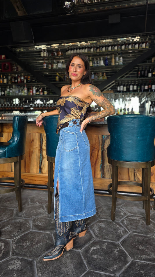 Vervet Daydream Denim Skirt