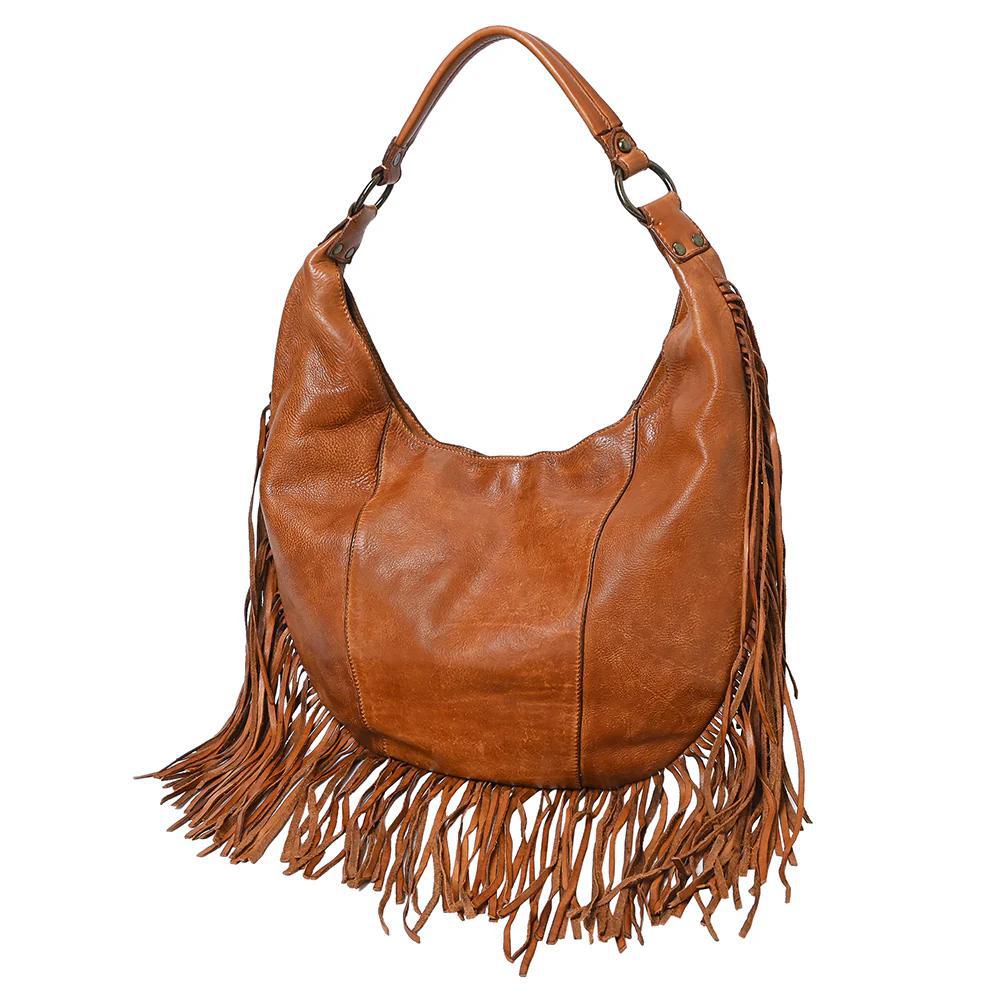 SW Hobo Fringe Leather Handbag