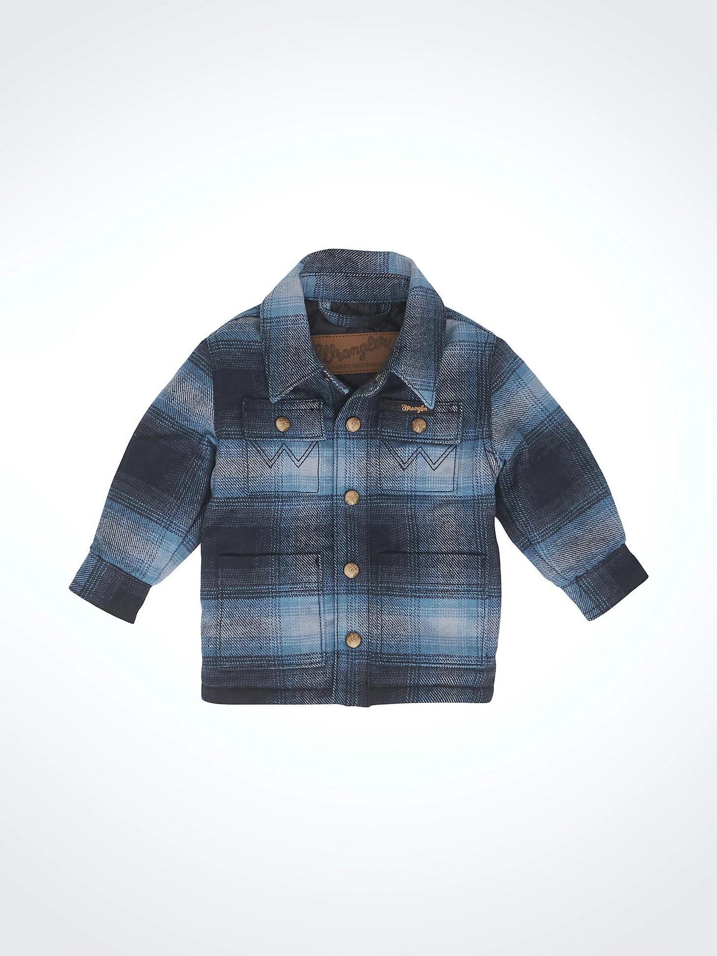 Wrangler Baby Quilt Lined Flannel Jacket