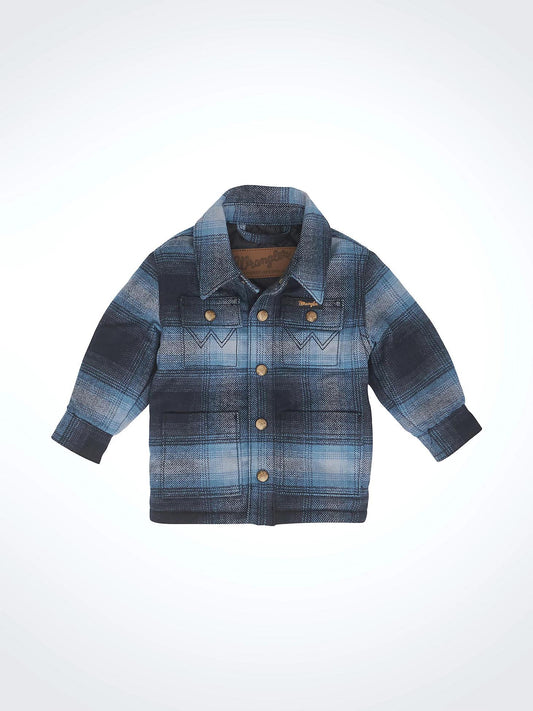 Wrangler Baby Quilt Lined Flannel Jacket