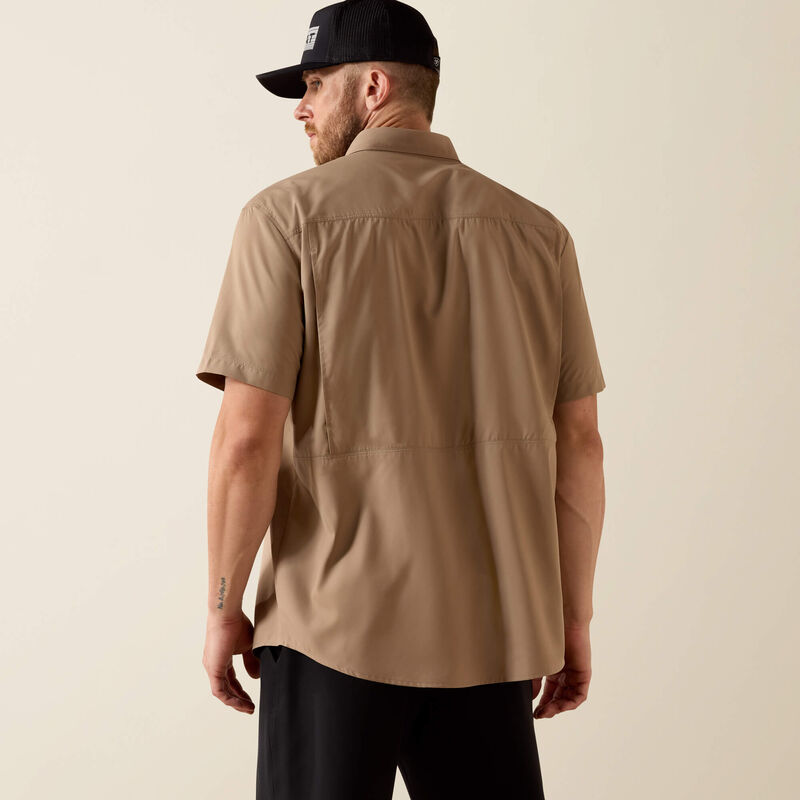 Ariat VentTek Outbound Taupe Grey SS Shirt