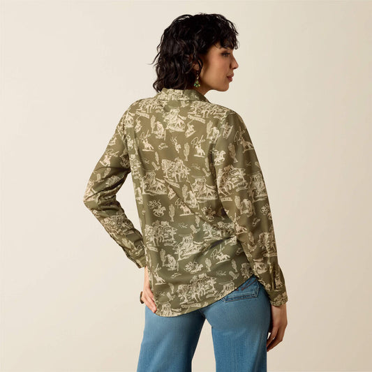 Ariat Homestyle Shirt Moss Green