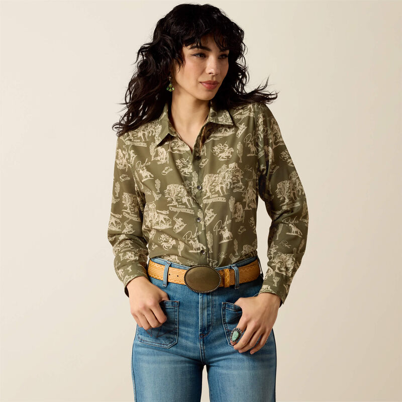 Ariat Homestyle Shirt Moss Green
