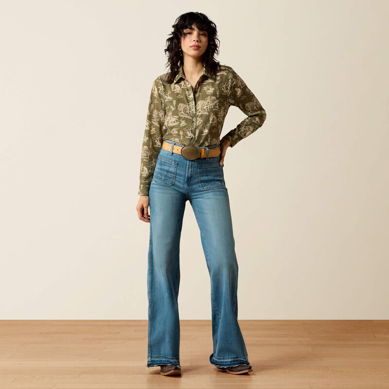 Ariat Homestyle Shirt Moss Green