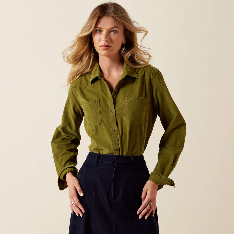 Ariat Billie Jean Moss Green Shirt