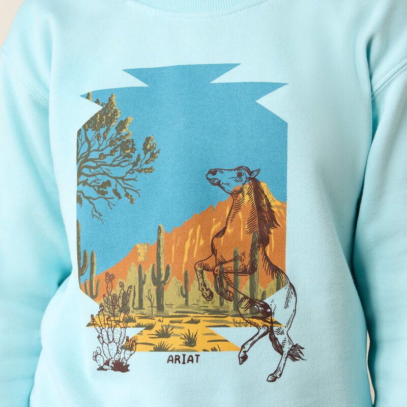 Ariat Girls Stallion Sweatshirt