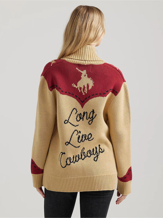 Wrangler Long Live Cowboys Cardigan