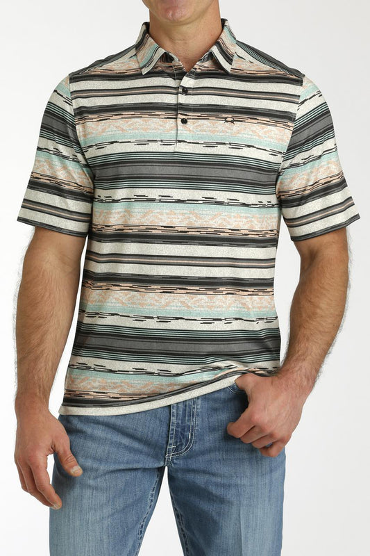 Cinch Multi Stripe Polo