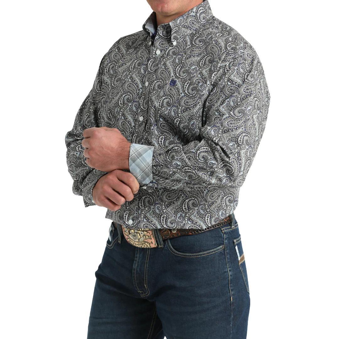 Cinch Men's Paisley Button Down Shirt