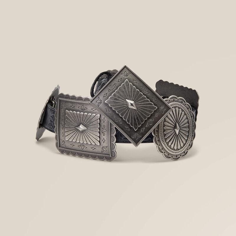 Ariat Black Leather Concho Belt