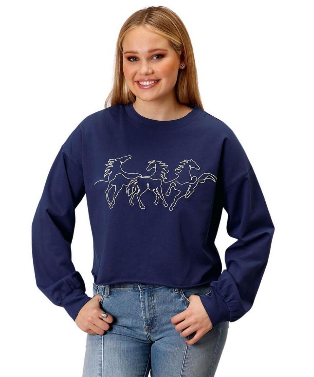 Roper Embroidered Horse Sweatshirt