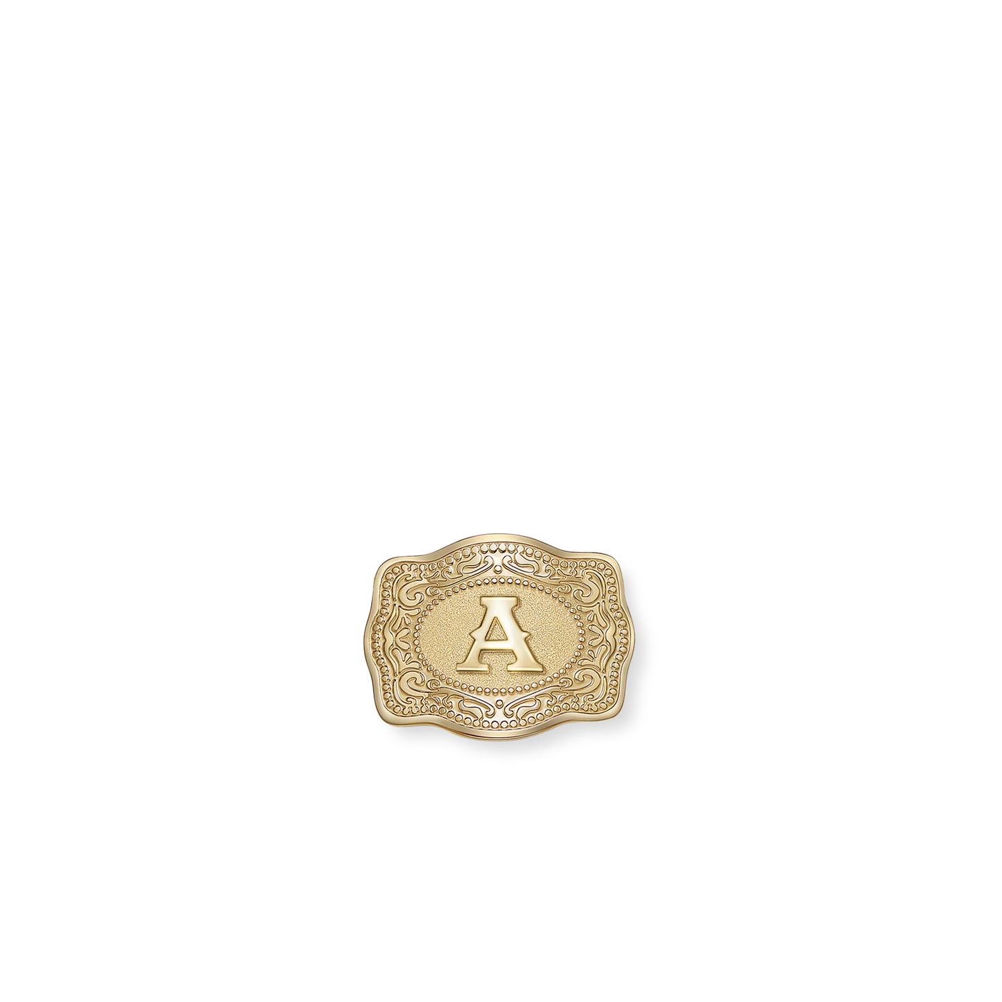 Spurwest Mini Belt Buckle Initial Hat Pins