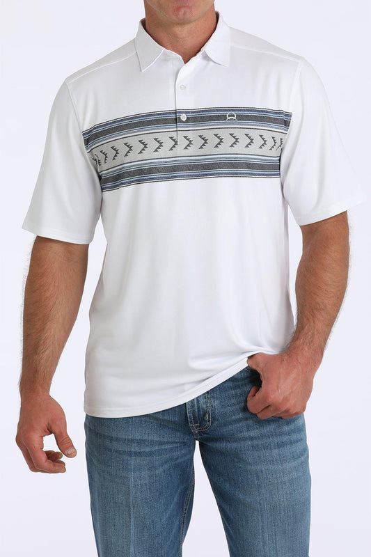 Cinch Men's Geometric Polo