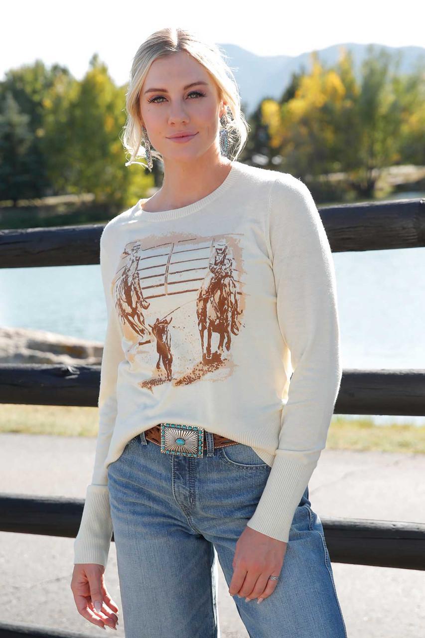 Cruel Girl Western Roping Sweater