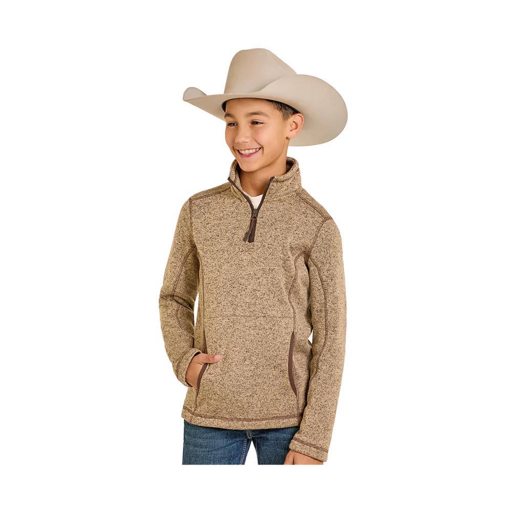 Panhandle Boy's Tan Fleece Pullover