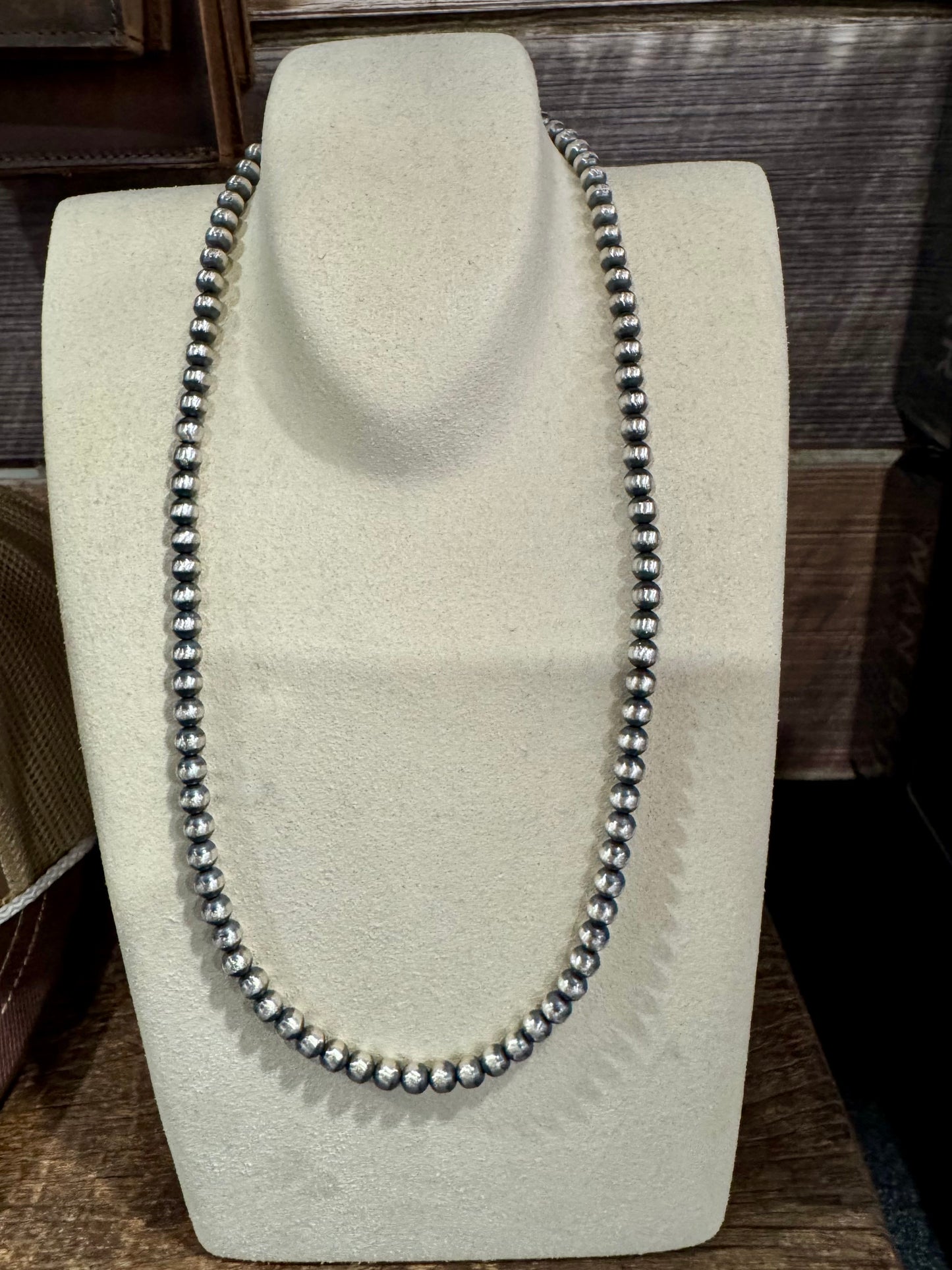 18" 5mm Navajo Pearl Necklace