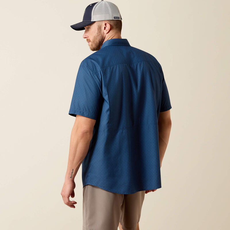 Ariat VentTek Outbound Dark Denim Navy SS Shirt