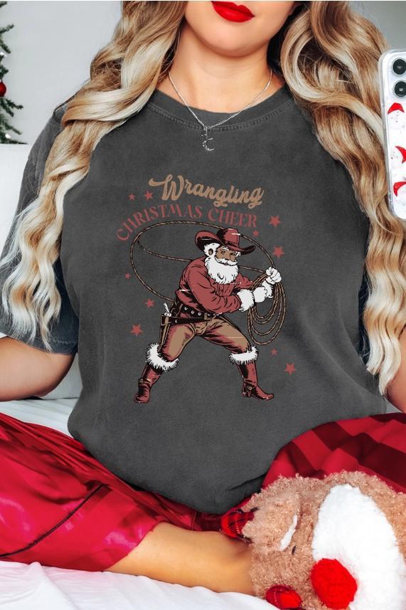 Crazy Consuela Wrangling Christmas Cheer Tee