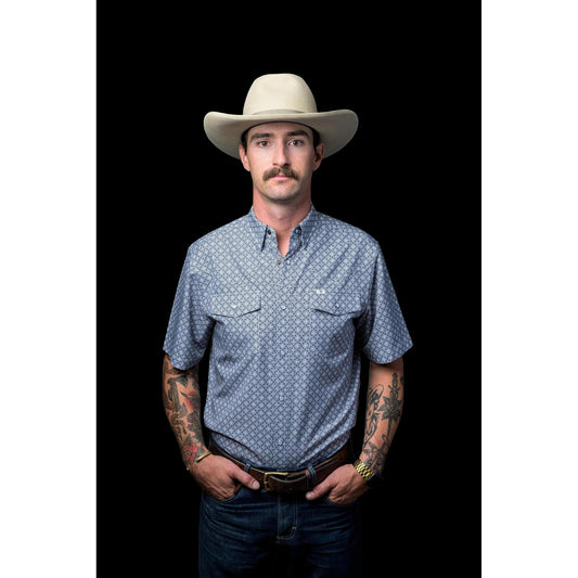 Ferrell Diamond Black Snap Short Sleeve