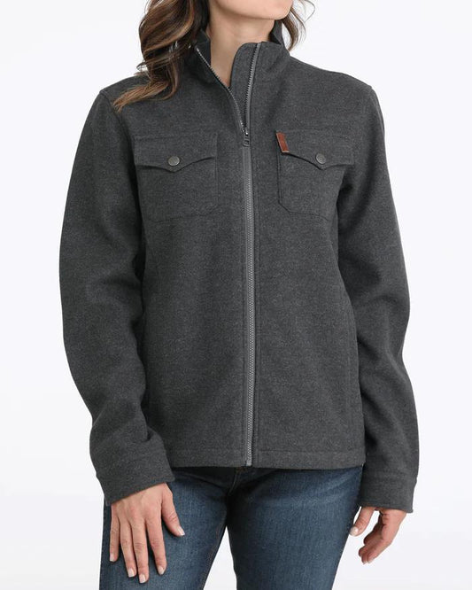 Cinch Ladies Grey Shirt Jacket