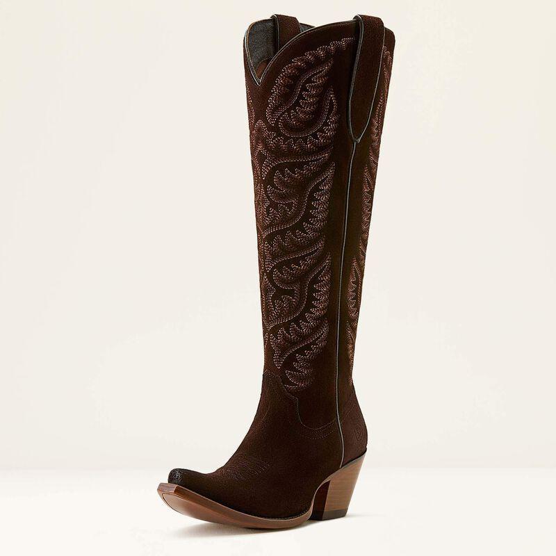 Ariat Laramie Stretchfit Boot Suede French Roast