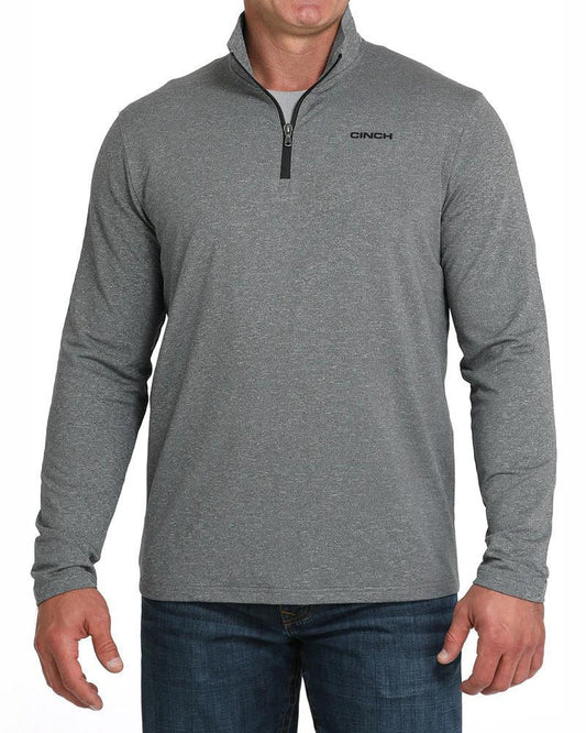 Cinch Arenaflex Quarter Zip Pullover Charcoal