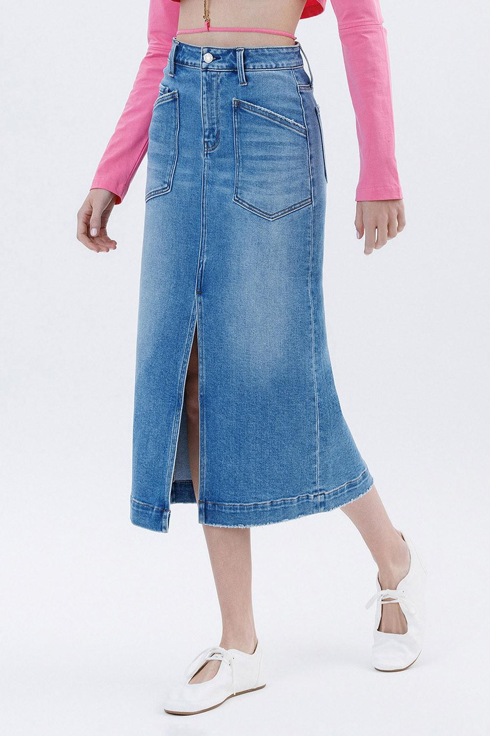 Vervet Daydream Denim Skirt