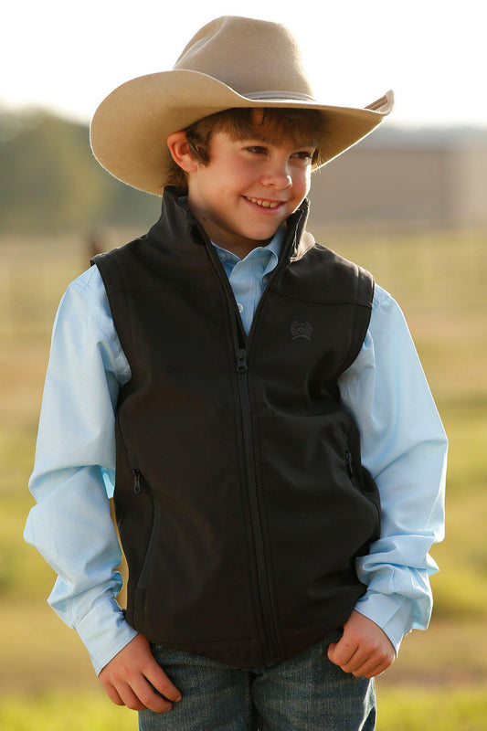 Cinch Boy's softshell Vest Black