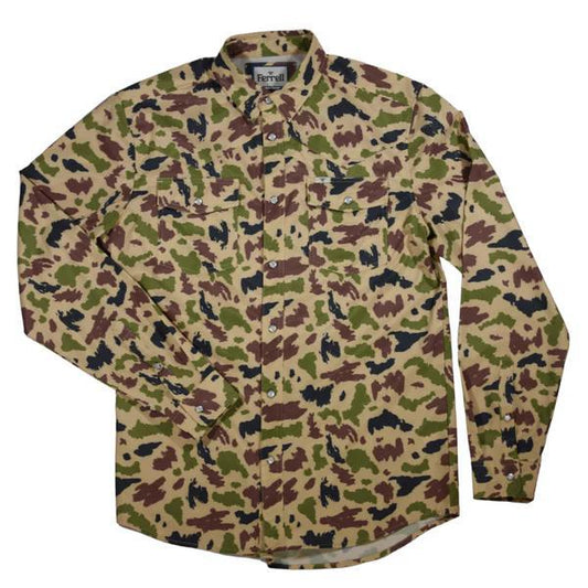 Ferrell Camo Long Sleeve Snap