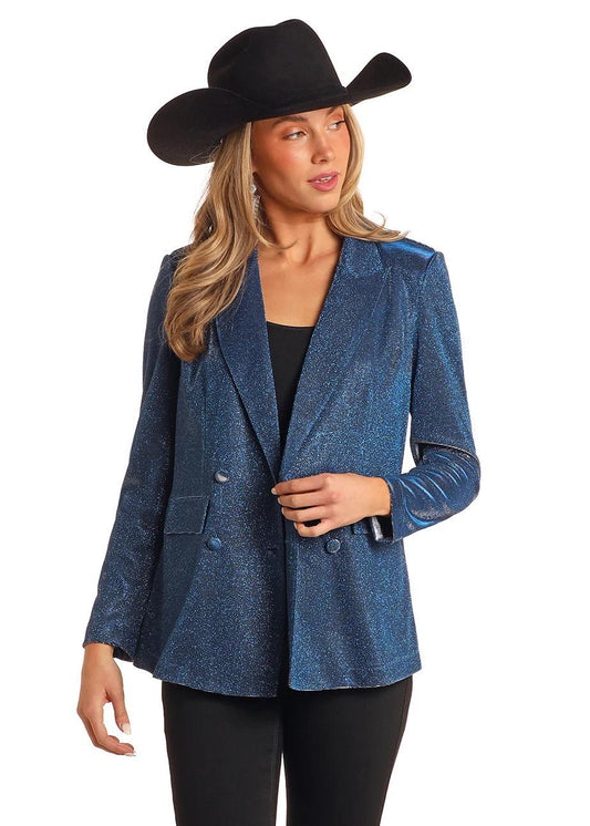 Rock&Roll Blue Iridescent Blazer