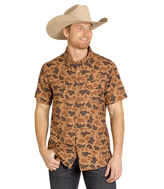 Rock&Roll SS Camel Camo Tek Shirt