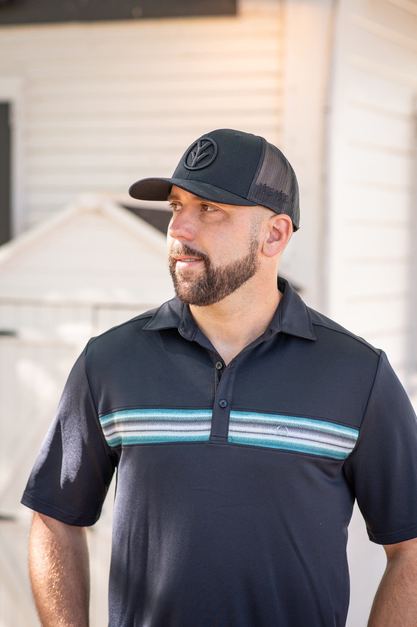 Cinch Arena Flex Black Polo