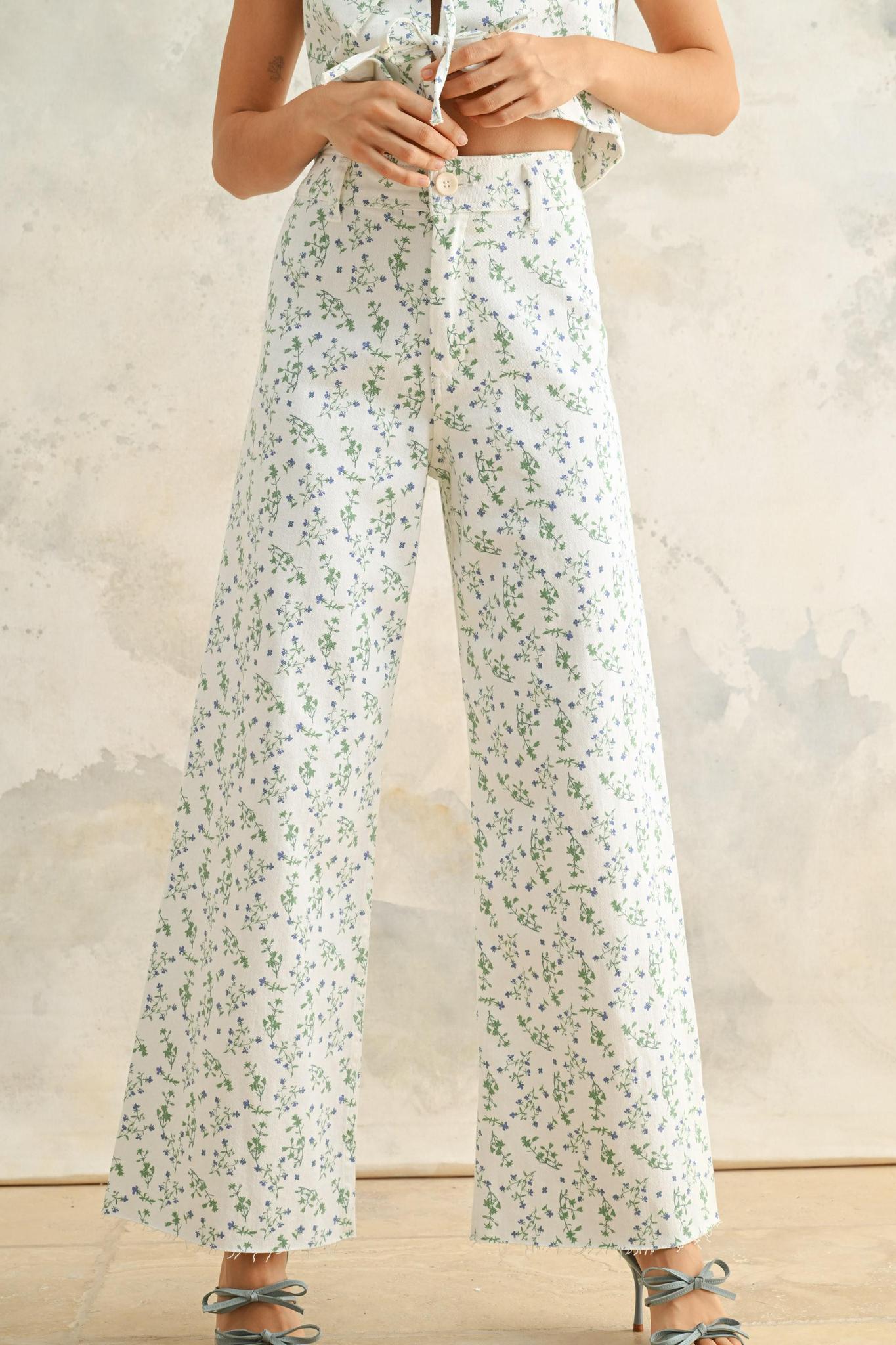 Miou Muse Floral Print Pant