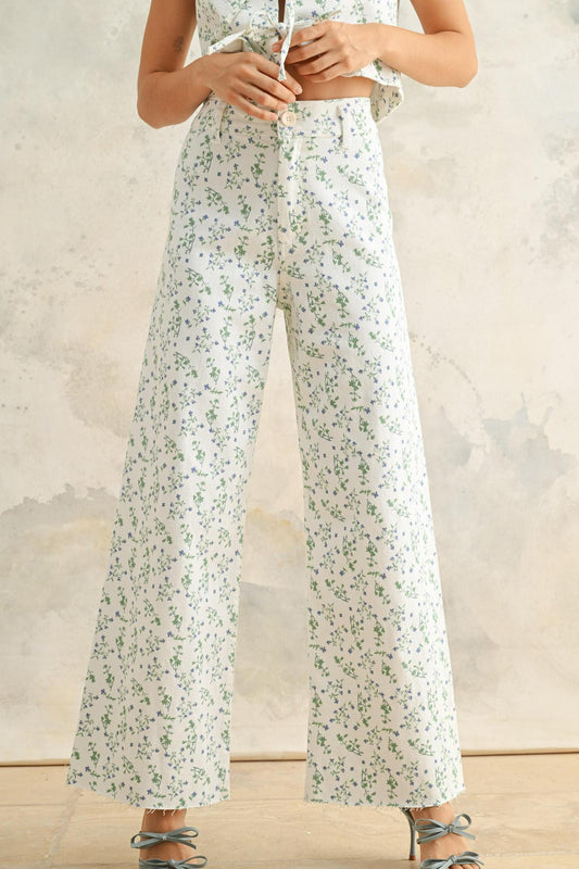 Miou Muse Floral Print Pant