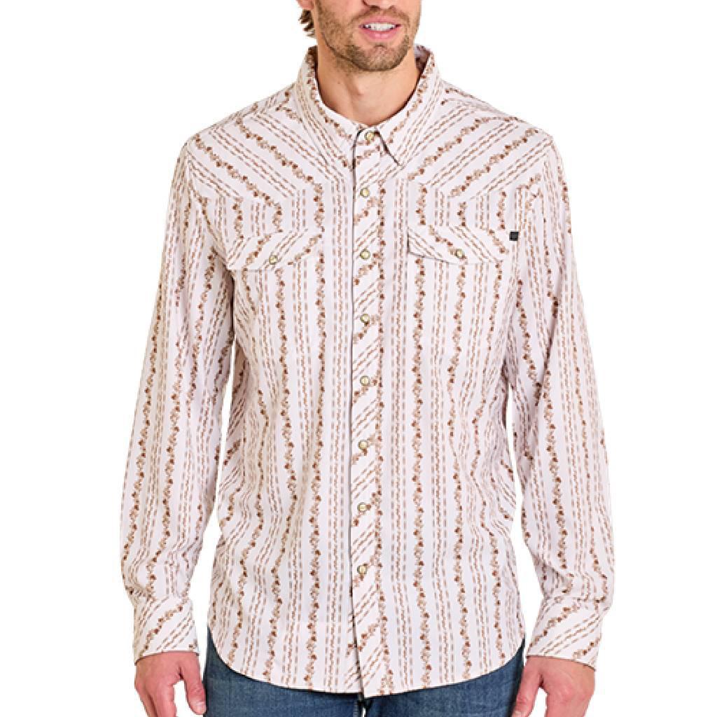 Panhandle Natural Floral Tek Snap Shirt