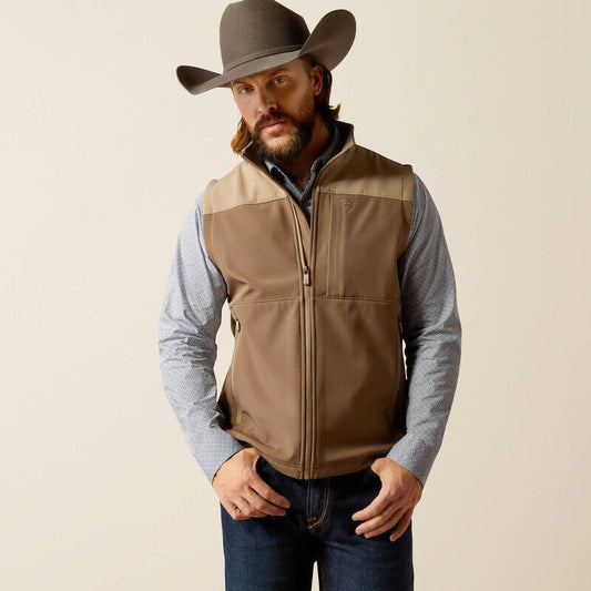 Ariat Wyatt Brown Brindle Softshell Vest