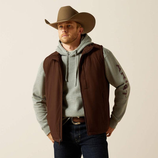 Ariat Pioneer Stretchshell Vest Cafe Brown
