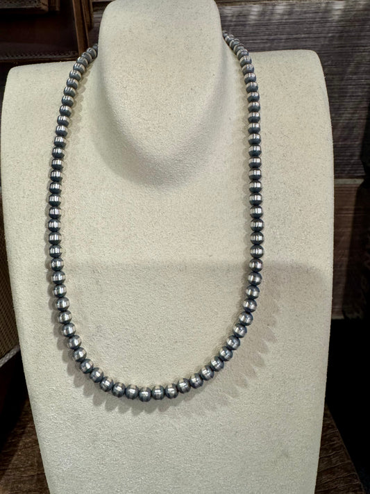 16" 5mm Navajo Pearl Necklace
